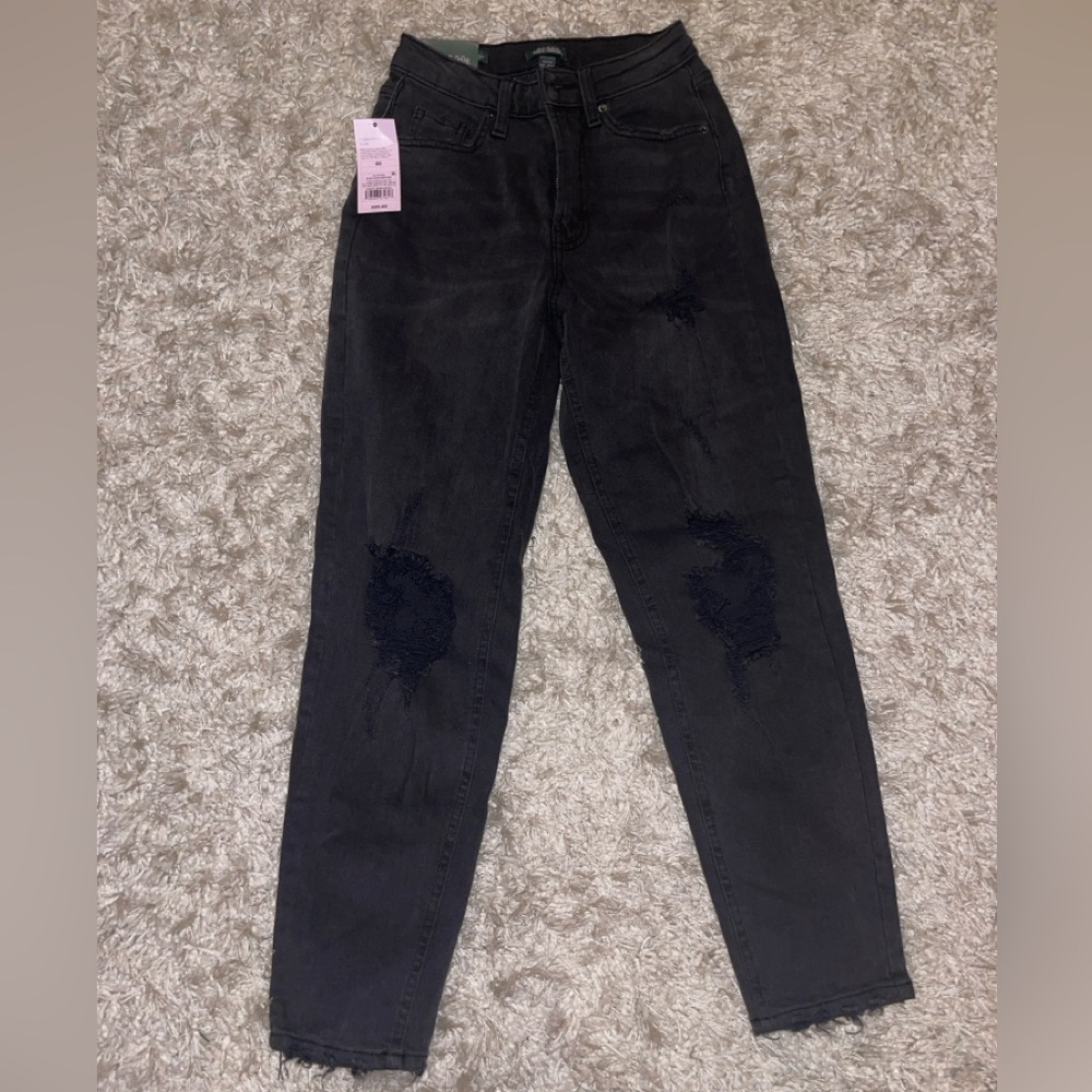 Wild Fable Black Ripped Jeans Baggy Fit